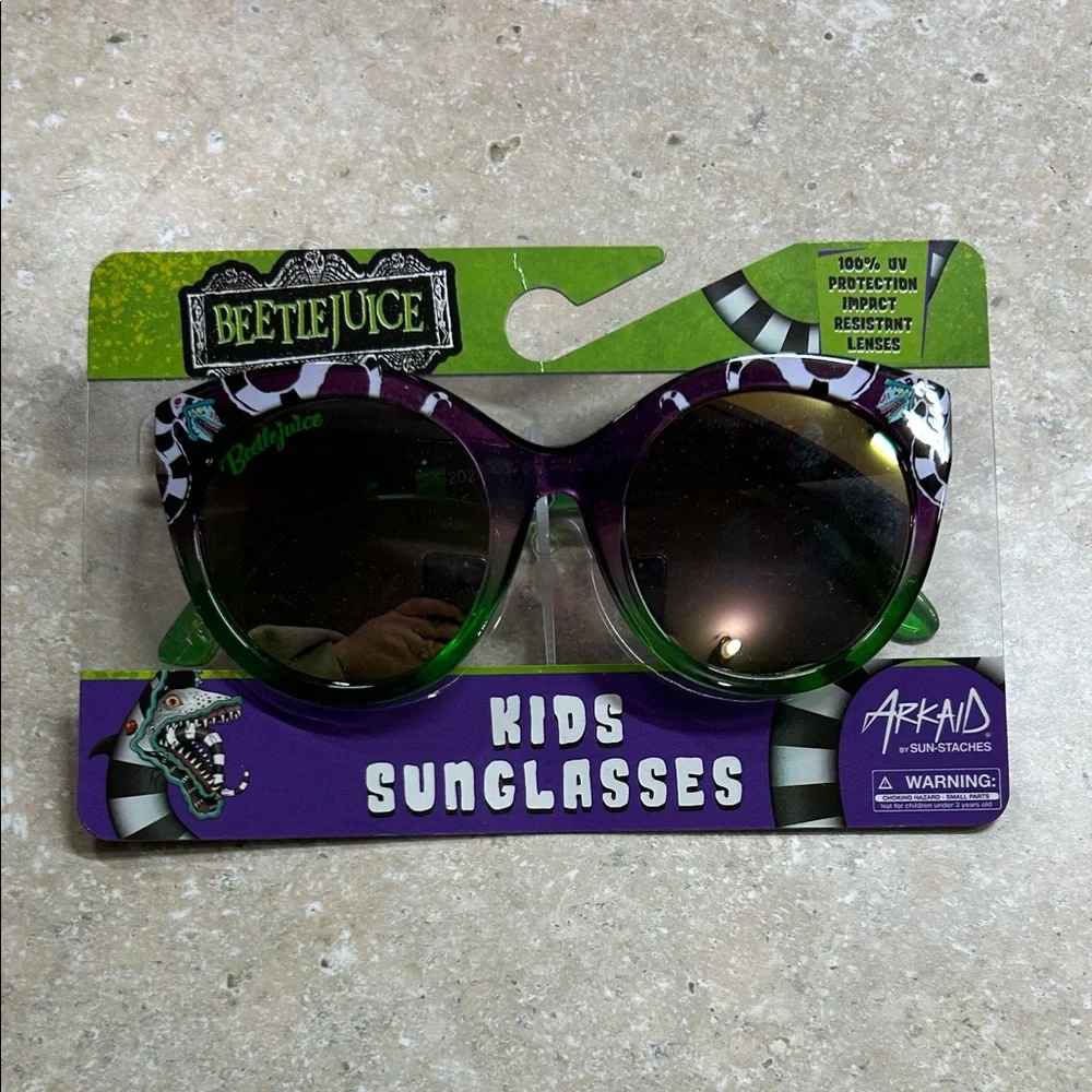 Kids Sunglasses - Purple and Green